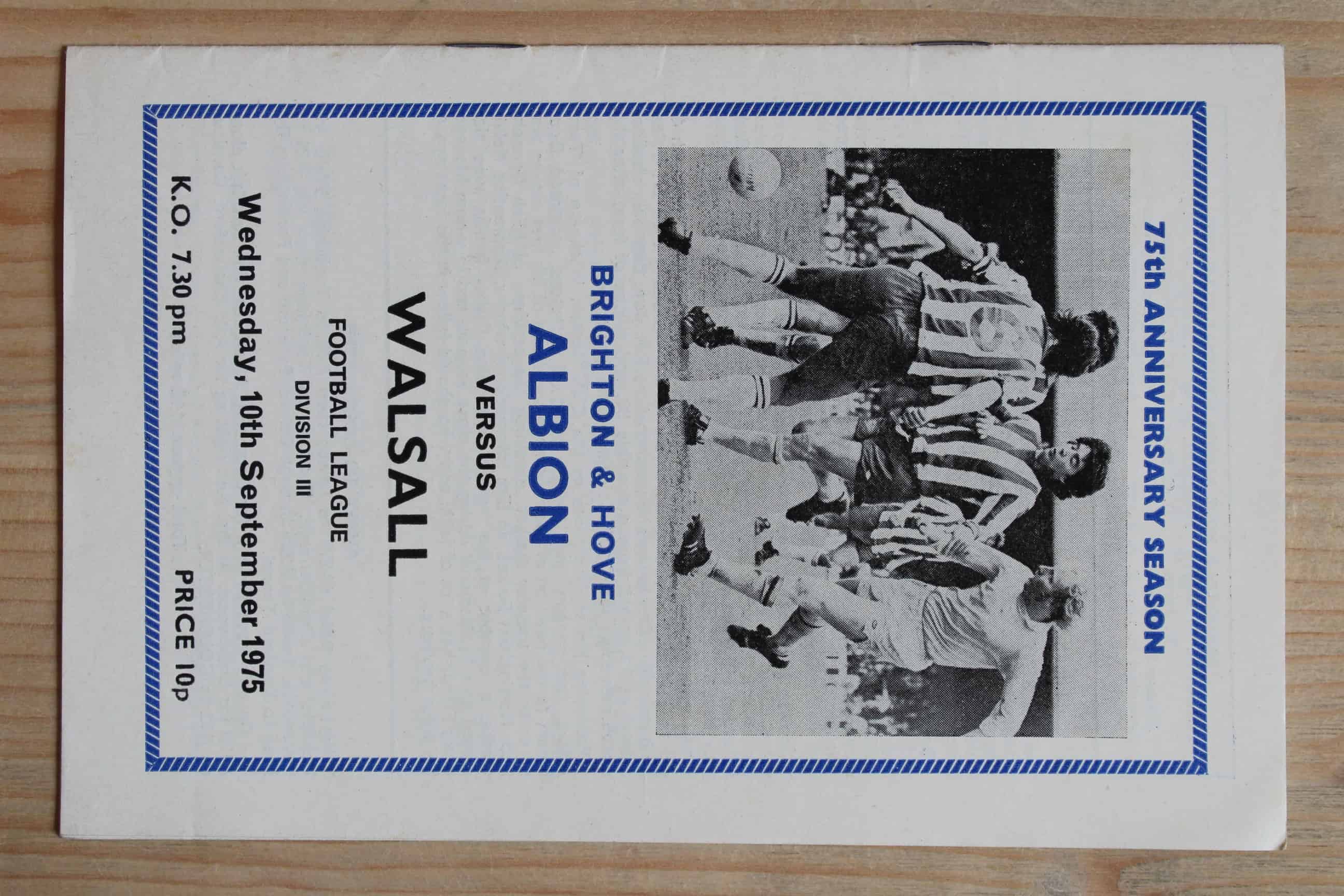 Brighton & Hove Albion FC v Walsall FC